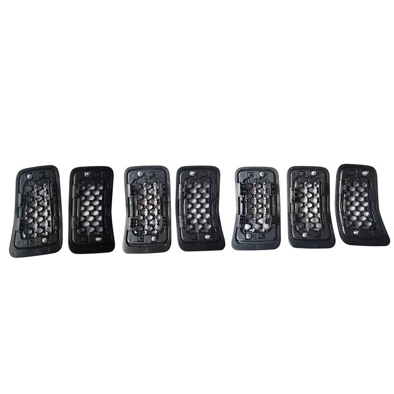 KYYET 7PCS Gloss Black Compatible with Jeep Cherokee 2019 2020