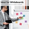 Magnetic Sticky Notes, 3x3 inch, 30-Pack Pastel Dry Erase Magnets,