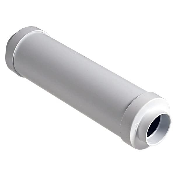 Universal Muffler for Central Vacuum Systems, White
