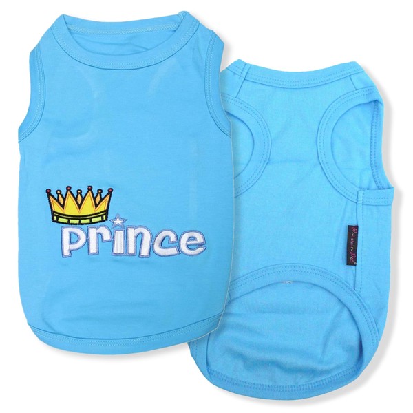 Parisian Pet Dog T-Shirt - Embroidered ' Prince ' 100%