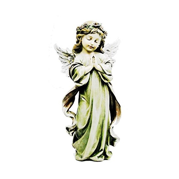 Napco Little Girl Angel Statue, 12.75"