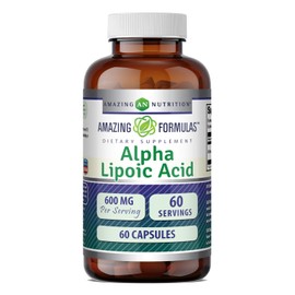 Amazing Formulas Ácido Alfa Lipoico 600 Suplemento Dietario Cápsulas