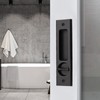 NCL Sliding Door Handle for Bath, Black Barn Door Flush