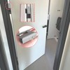 Door Pinch Guard,Slam Stoppers,Soft Stopper Hinge,Hanging Rubber Wedge,Grey,2PCS