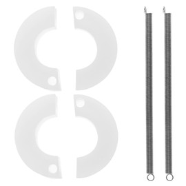 Be In Your Mind 2 Set di Pattini frizione RC in Plastica con Regolazione a Molla per Telecomando Nitro HSP 1/10 Auto Accessori di Ricambio Bianco