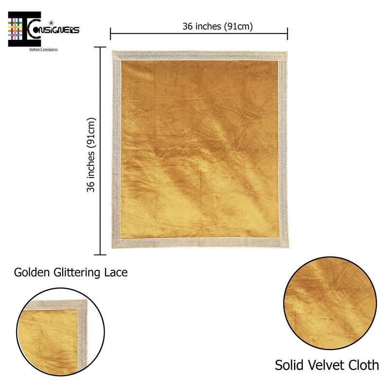 Indian Consigners Big Velvet Cloth for Multipurpose Use Altar Tarot