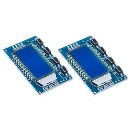 PWM Pulse Signal Generator, pwm Module, Signal Generator Module, Pack of 2, Adjustable PWM Pulse Frequency Duty Cycle, 1Hz-150KHz Square Wave Signal Generator, 3.3-30V LCD Display