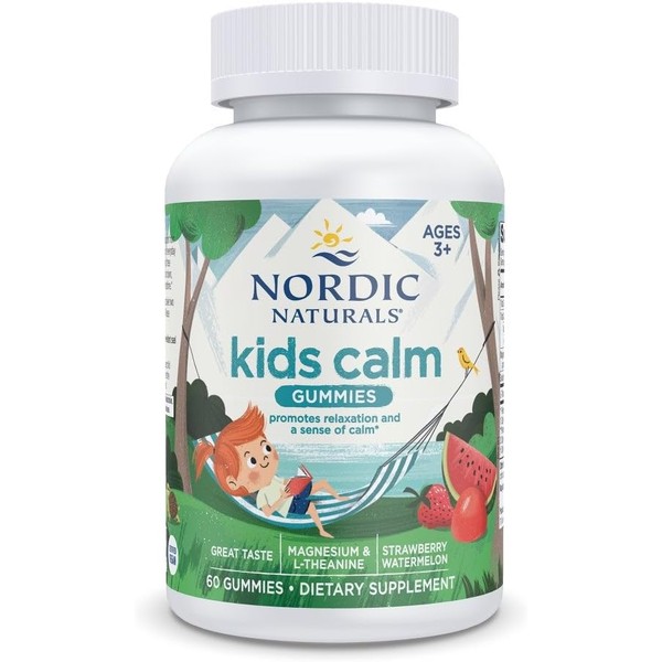 Nordic Naturals Kids Calm Gummies - Strawberry Watermelon - 60