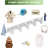 VINHOLD Wall Mounted Coat Rack-5 Hooks, Heavy Duty Stainless Steel
