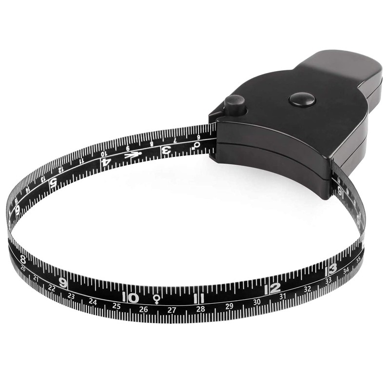 KAGAWA Fixed Perimeter Measuring Tape, Black, Y-Shaped Tape Measures, Double