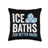 Ice Bath For A Better Mood Ice Cubes Cold Therapy