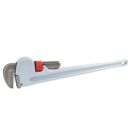 GreatNeck APW36 Aluminum Adjustable Pipe Wrench, 36 Inch | Industrial Pipe Fitting and Plumbing Tool | I-Beam Handle | Steel Hook Jaw and Jaw Heel