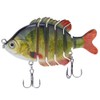 Bionic Multiple Segments Bait Fish Lure Tilapia Shape with Treble