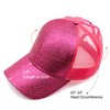 C.C Gorra de béisbol Lisa Hatsandscarf (BT-6), Glitter-Hot Pink, Talla
