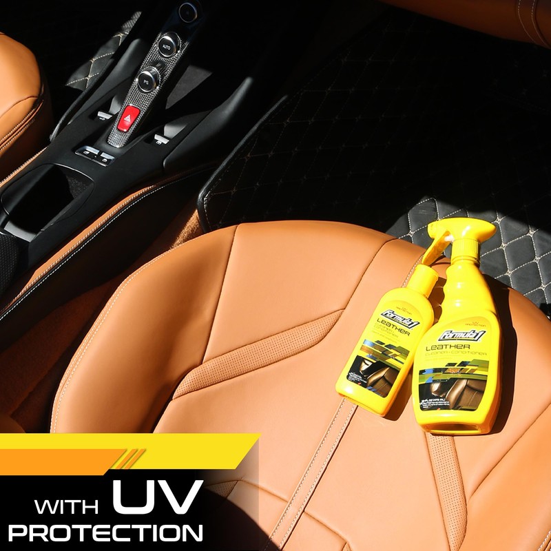 Formula 1 Leather Cleaner and Conditioner Spray with Natural Oils