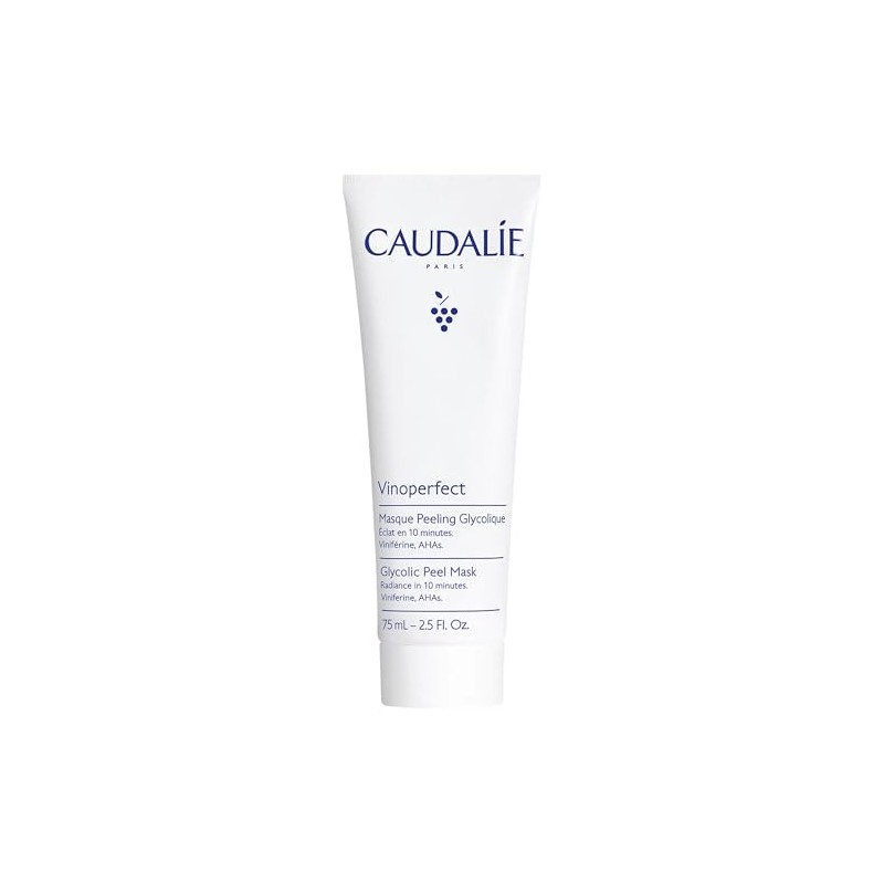 Caudalie Vinoperfect Mascarilla Glicólica con AHAs, ilumina en 10 minutos