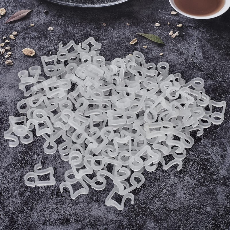 AccEncyc 100 Pcs Outdoor Light Clips Hooks for Outdoor String