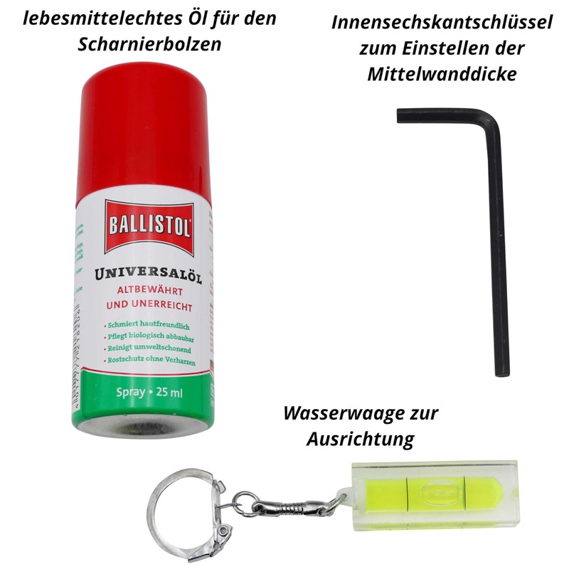 Tolegano Middle Wall Press Starter Set Centre Wall Mould Beekeeping