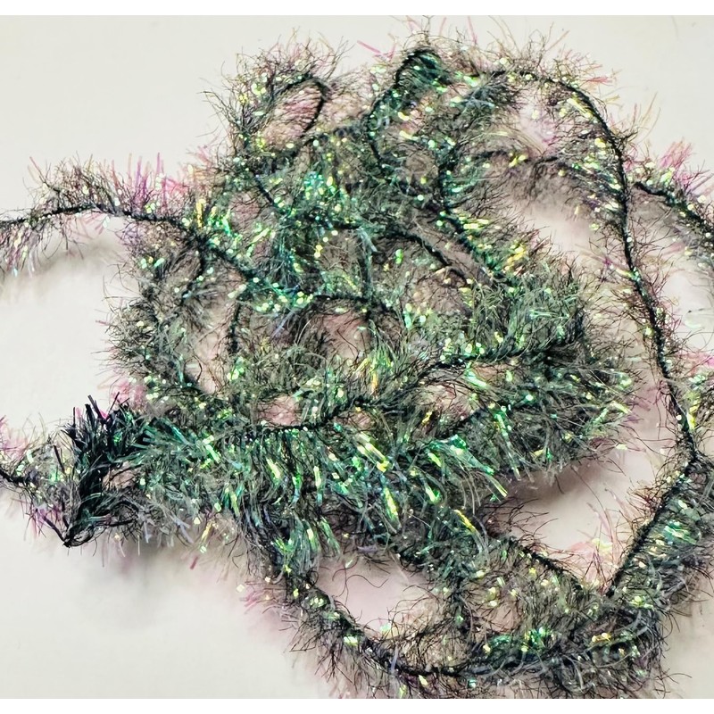 Flies4U - Pearl boosted 15mm chenille fritz - fly tying