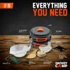 11 Pcs Smokey Camp Backpacking Cooking Set - Compact Camping