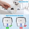 16 Pack Cat Water Fountain Replacement Filters, 8 Pcs Cats