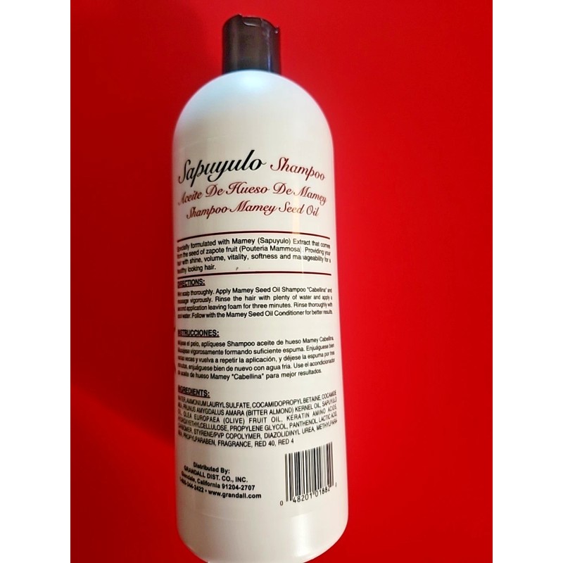 CABELLINA 2 PACK CABELLINA SAPUYULO SHAMPOO REVITALIZADOR DE CABELLO 32