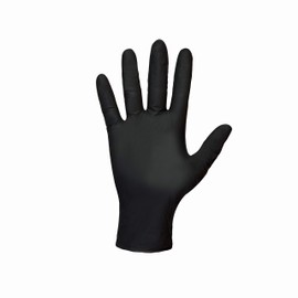 Shamrock 83014-XL Black Nitrile Powder-Free Gloves, Fully Textured, Industrial (X-Large)
