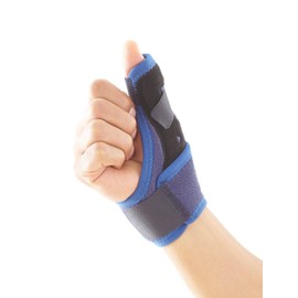 Neo G Easy-Fit Thumb Brace - Spica Support for Pain, Trigger Thumb, Carpal Tunnel Syndrome, Arthritis, Sports, Thumb Injuries – Adjustable Compression – Class 1 Medical Grade – Unisex - Blue