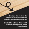 REACH Clean World Natural Bamboo Toothbrush, Soft Plant-Based Bristles, FSC