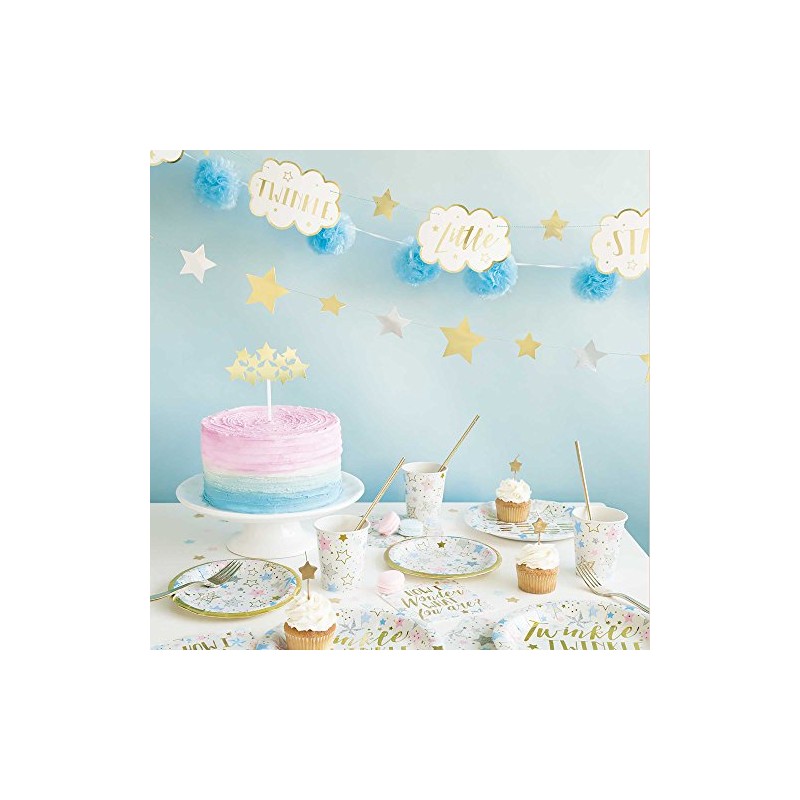Twinkle Little Star Luncheon Napkins - 6.5" x 6.5", 16