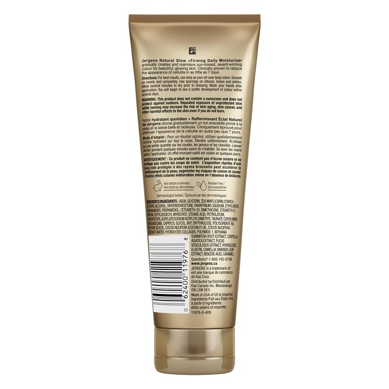 Jergens Natural Glow +Firming Daily Moisturizer & Gradual Sunless Self