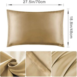 Amerthing - Funda de almohada de cobre 100% de compresión para belleza, piel, arrugas, líneas finas y cabello garantizada. Funda de almohada de cobre más alta