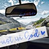 FSTURIOS 2PCS Trust in God Car Rearview Mirror Decal, Auto