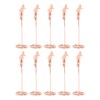 10pcs Table Number Holder Spiral Base Mermaid Shaped Wedding Table