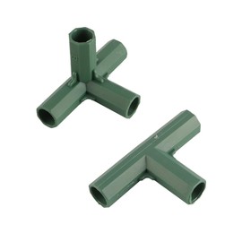 FONGKNOX 25 connectors per pack for greenhouse frame, corner connector for garden frame, for garden frame rack (3 4-way, 16mm, A fork)