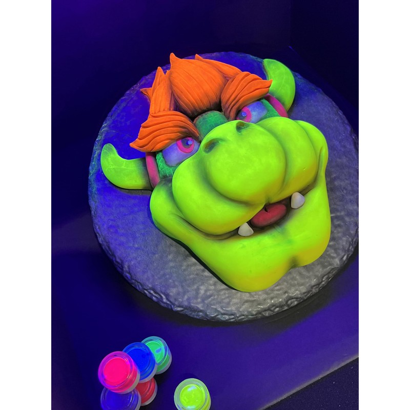 Sunflower Sugar Art Neon Yellow Glow In The Dark Petal