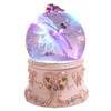 Ballet Dancer Snow Globe Music Box with LED Lights, Dancing