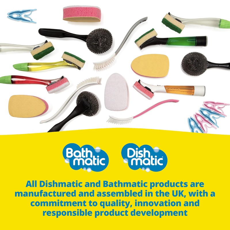 Dishmatic Essentials Clothes Pegs – Weatherproof and Machine Washable –