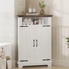 GarveeHome Bathroom Corner Storage Cabinet, Small Corner Cabinet for Bathroom,