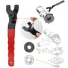 Rybtd Universal Angle Grinder Spanner 8-48mm Adjustable Pin Spanner with