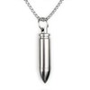 Small Pill Box Titanium Pill Fob Necklace Bullet Nitro Mini