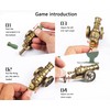 Minis Cannon Model Metal Replica Desktop Decorating and Collectibles