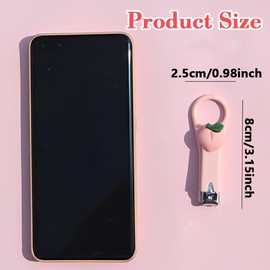 XOXVURI 4 Stück Nagelknipser Baby Nail Clippers With Nail File Safety Nail Trimmer Newborn Nail Clippers Baby Nail Care Set