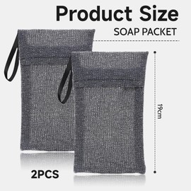 Cosmeria Soap Bag for Adults, High-Quality Nylon Exfoliating Soap Bag, Effective Body Care for Rough Skin, Sustainable Product