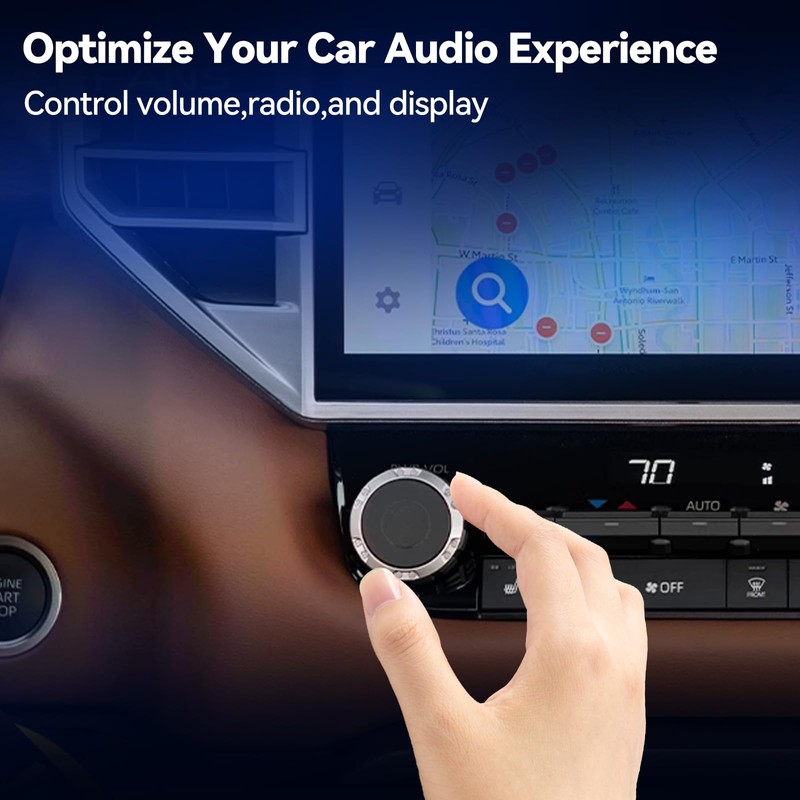 Replacement Volume & Power Control Knob Compatible with 2022-2025 Toyota