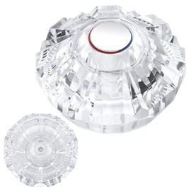 PuritySage Premium Shower Knob Replacement,Compatible with Price Pfister Avante 940-240 and 940-950A,Durable Shower Faucet Handle for Easy Water Control,Clear Acrylic