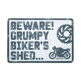Oxford Products Motorcycle Metal Sign. Garage, Shed, Workshop.