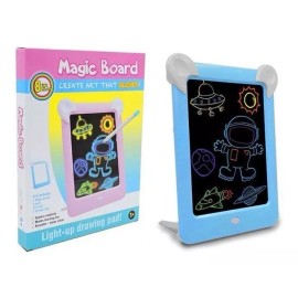 Magic Board Pizarron Mágico Dibujo Con Luz Led Para Niños Magic Board