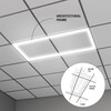 Metalux 2x4 LED Ceiling Grid Light w/CCT & Lumen Select,