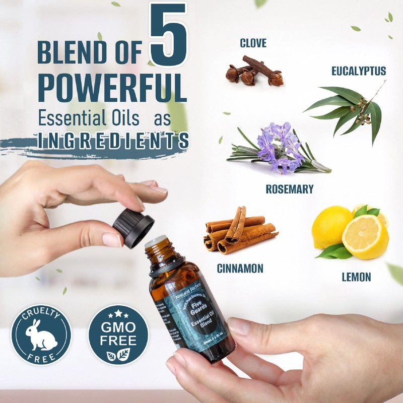 Natural Riches Five Guards Essential Oil Blend for Health Shield